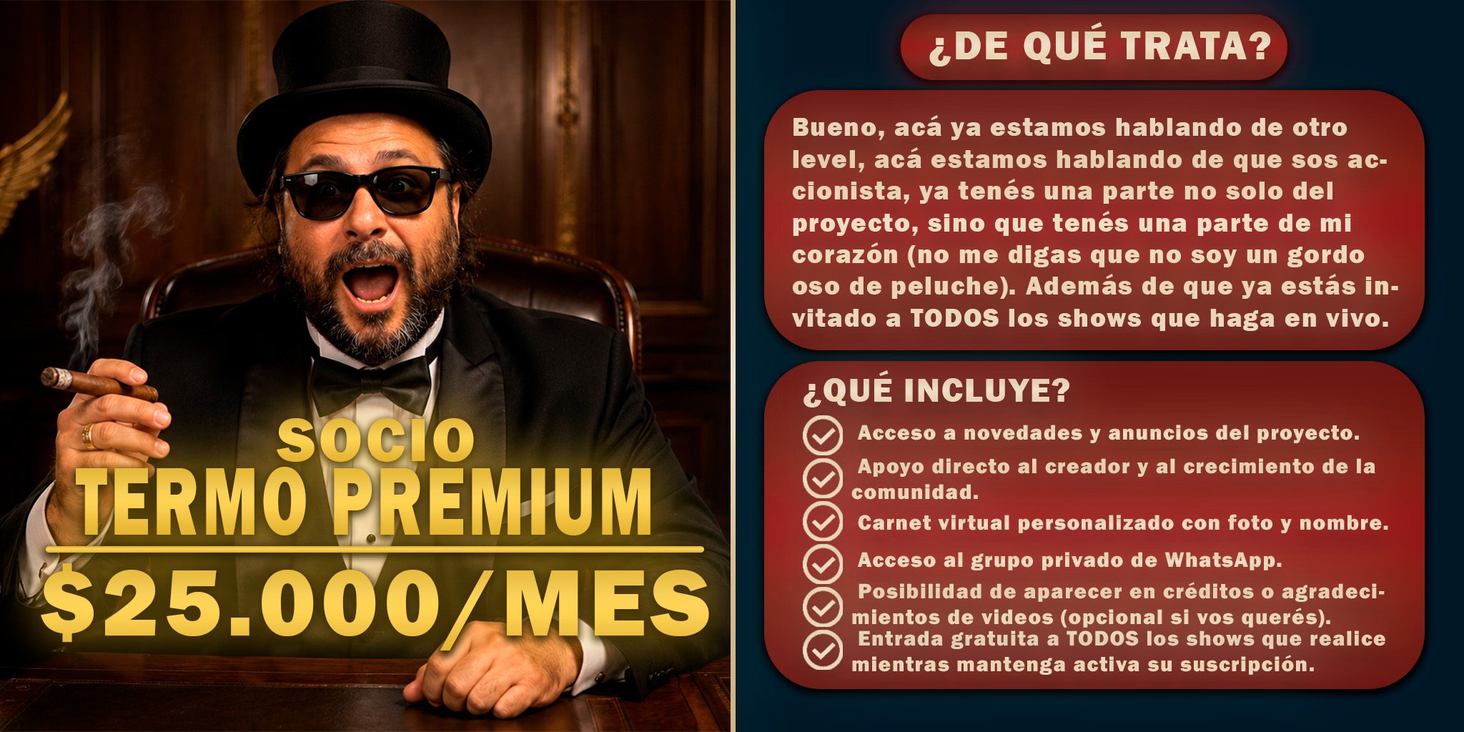socio termo premium